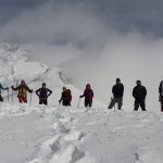 صعود کوهنوردان کانون کوه به قله آتشکوه
