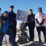 کوهنوردان کانون کوه  بر فراز بام استان زنجان